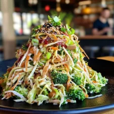 Asian Broccoli Slaw with Sesame Ginger Dressing-image