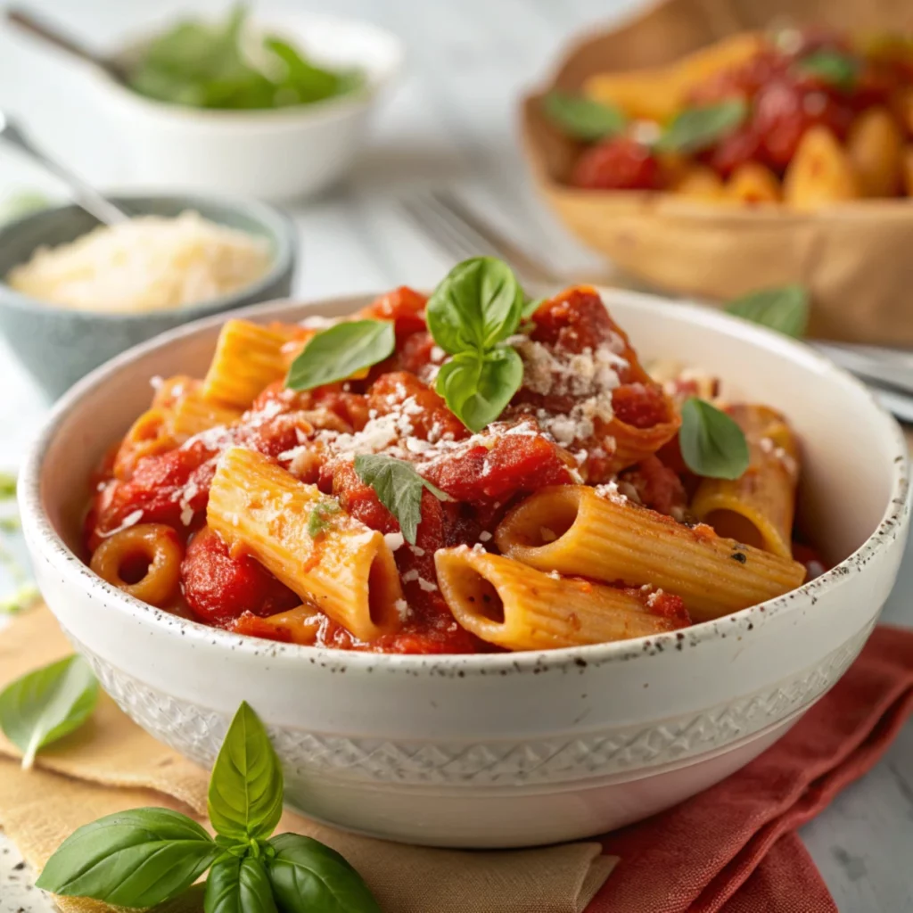 Cottage Cheese Vodka Pasta