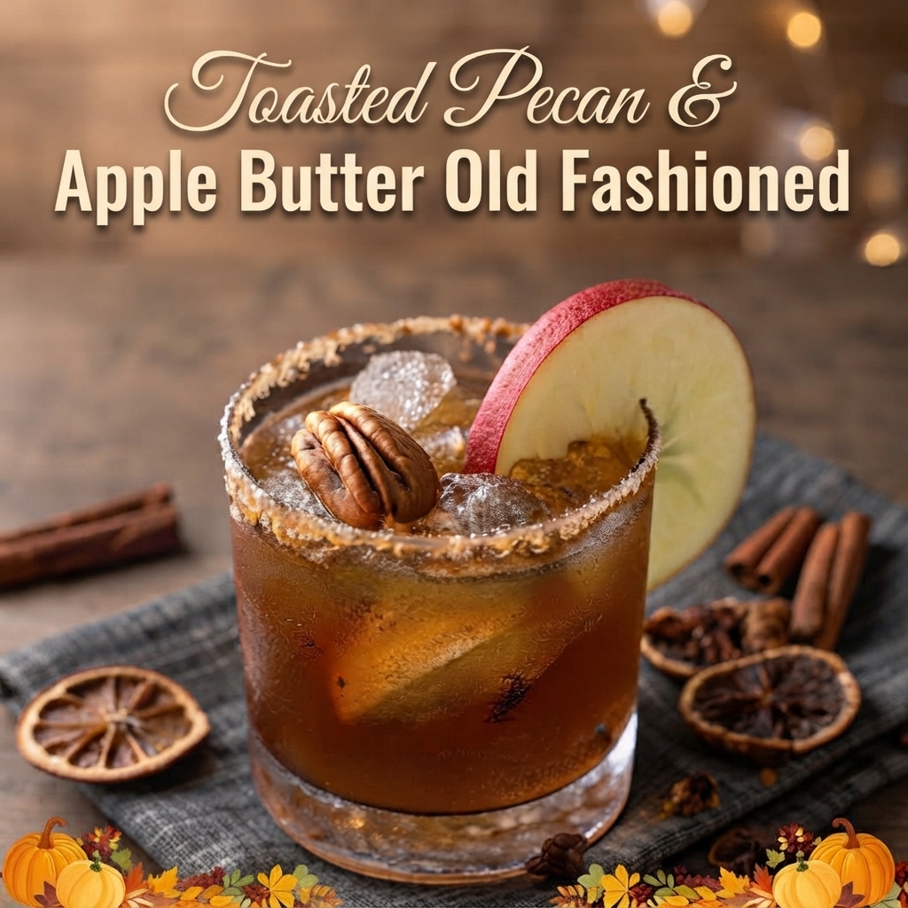 Toasted Pecan & Apple Butter Old Fashioned