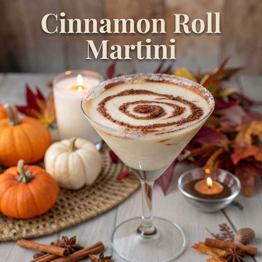 Cinnamon Roll Martini