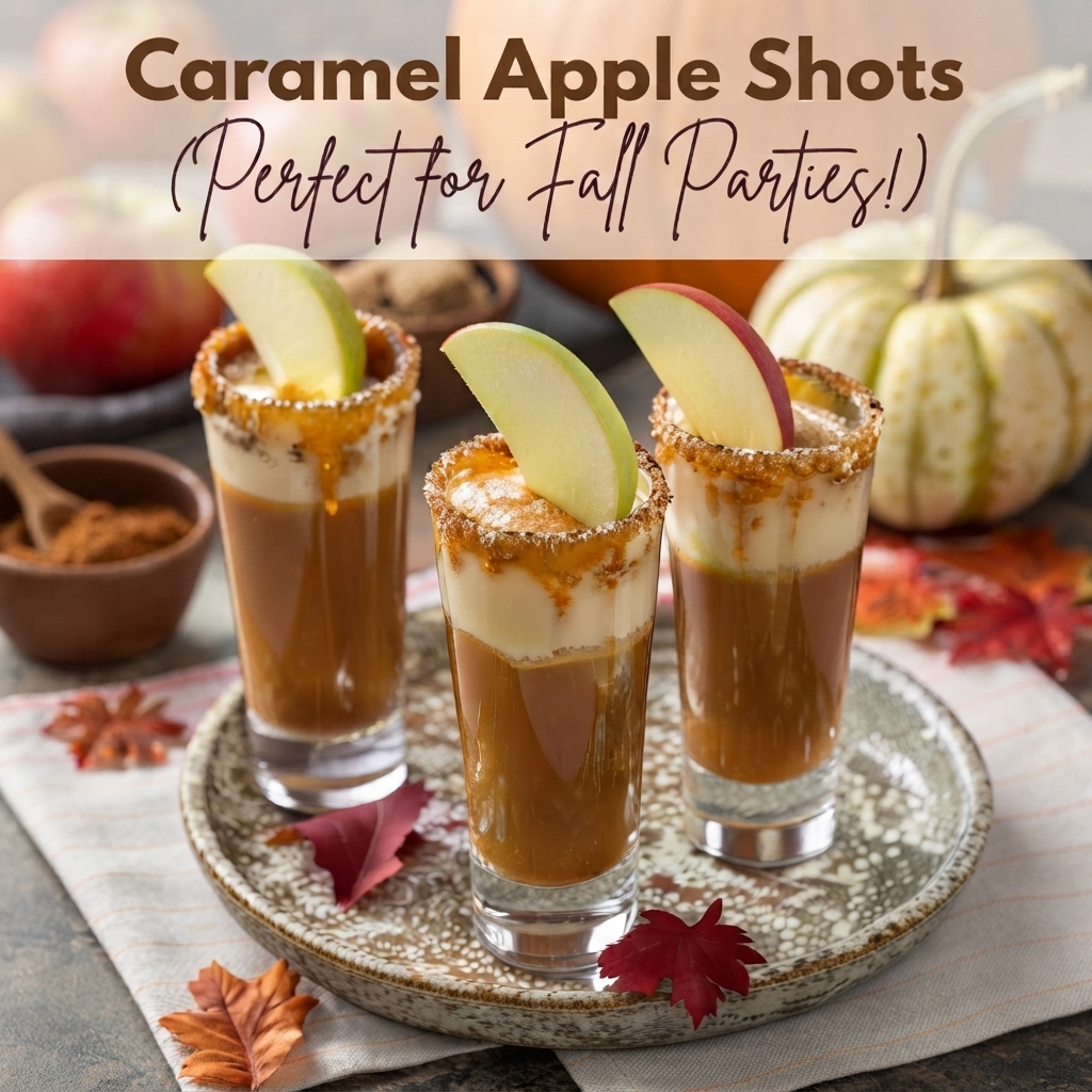 Caramel Apple Shots