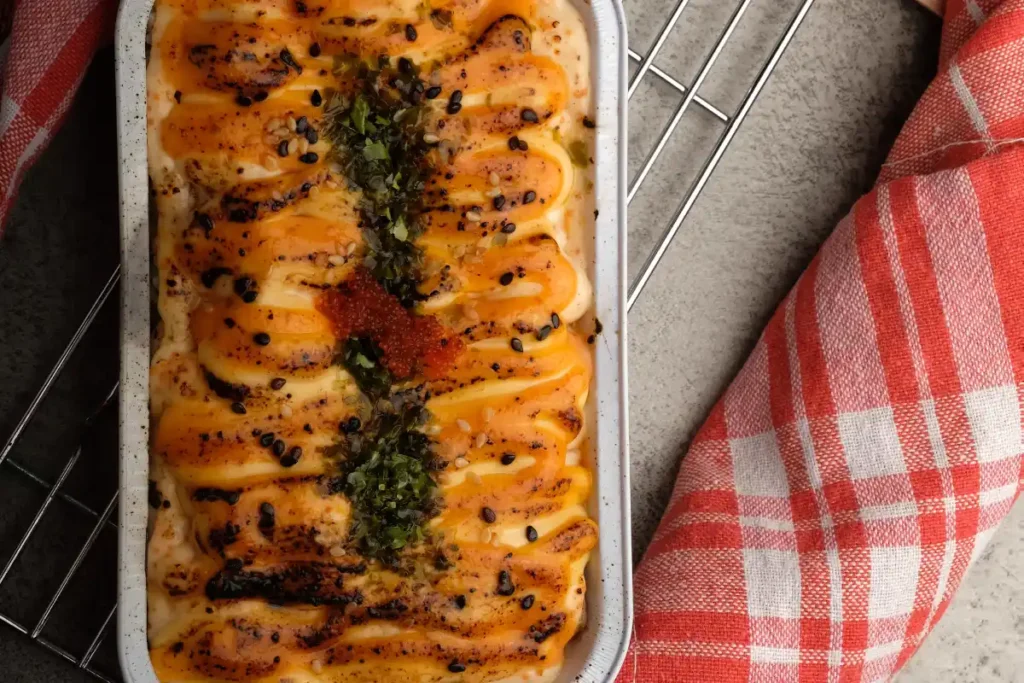 Salmon Sushi Bake