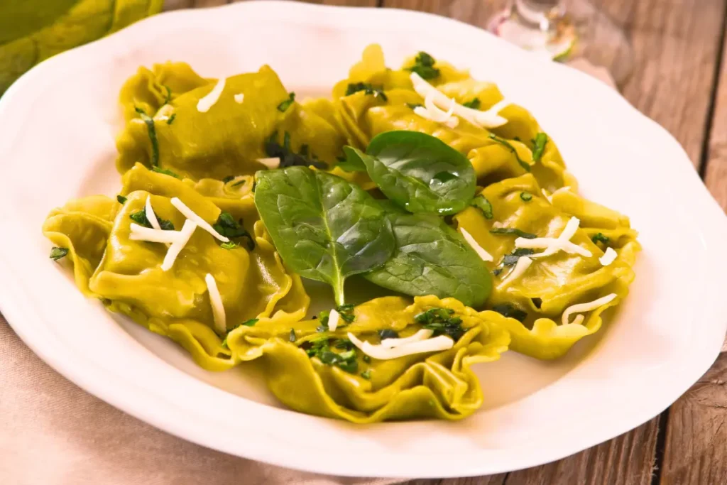 Spinach Cheese Ravioli a Delicious recipe
