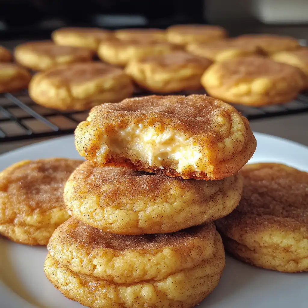 Pumpkin Cheesecake Snickerdoodles