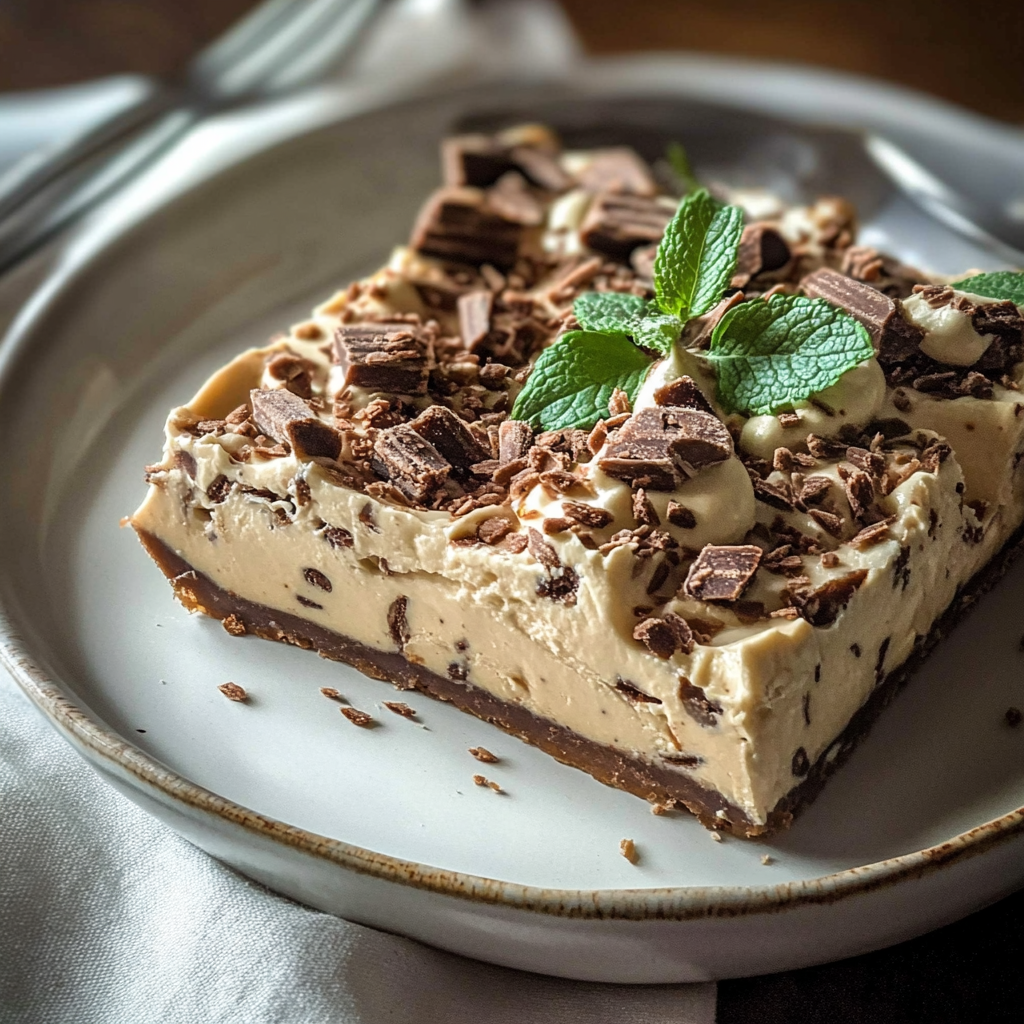 Peppermint Crisp Tart