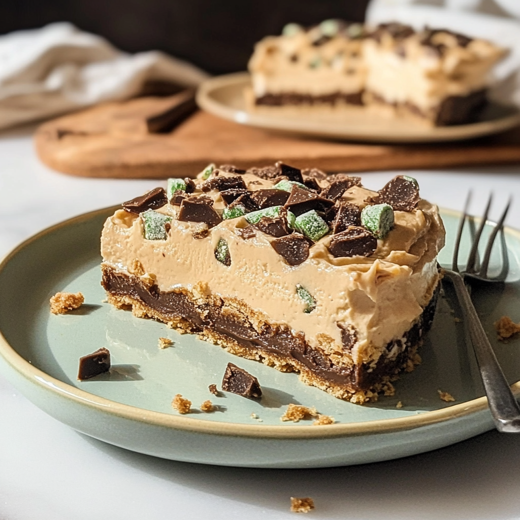 Peppermint Crisp Tart