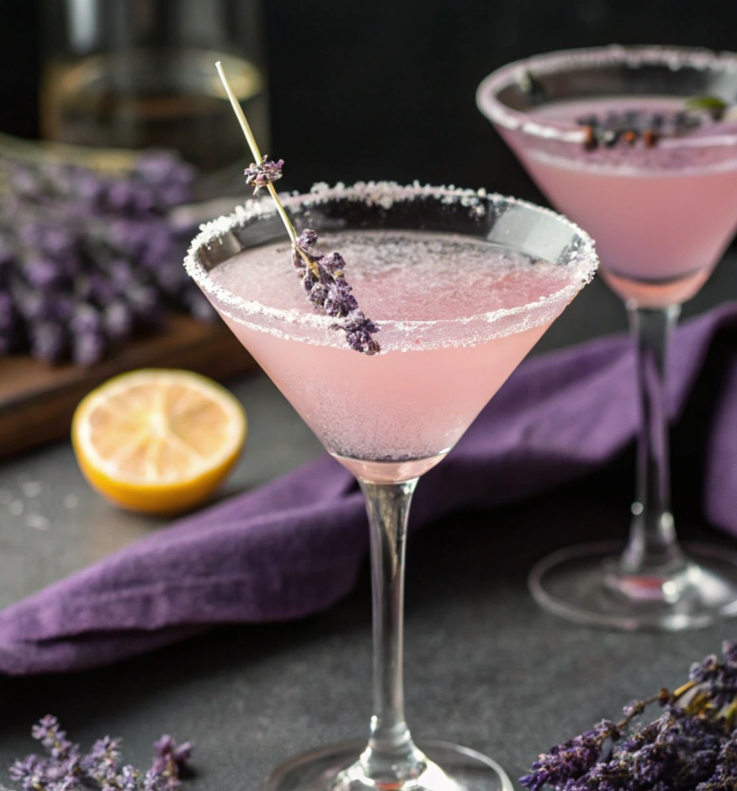 Lavender Lemon Drop Martini 