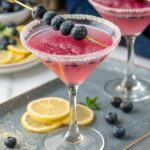 Blueberry Lemon Drop Martini