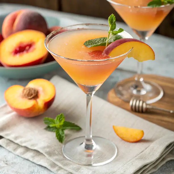 Peach Vodka Martini 