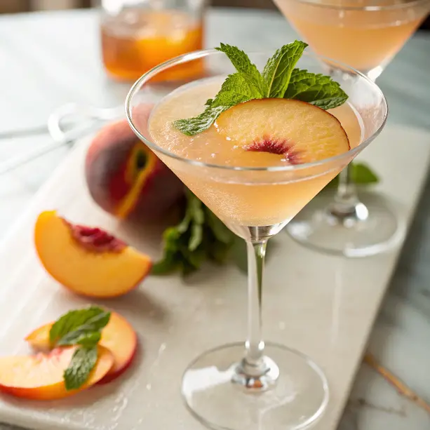 Peach Vodka Martini 