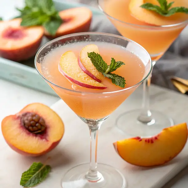 Peach Vodka Martini 