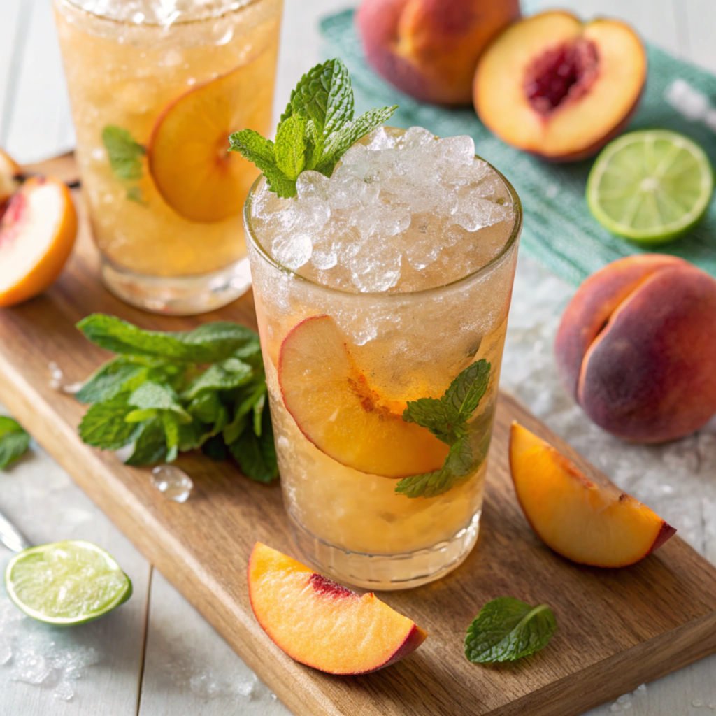 Peach Martini with a Twist 