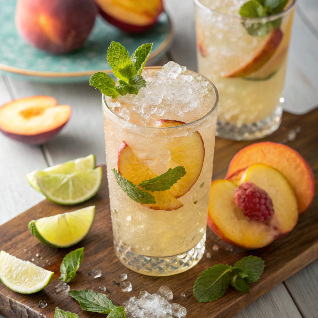 Peach Martini with a Twist 