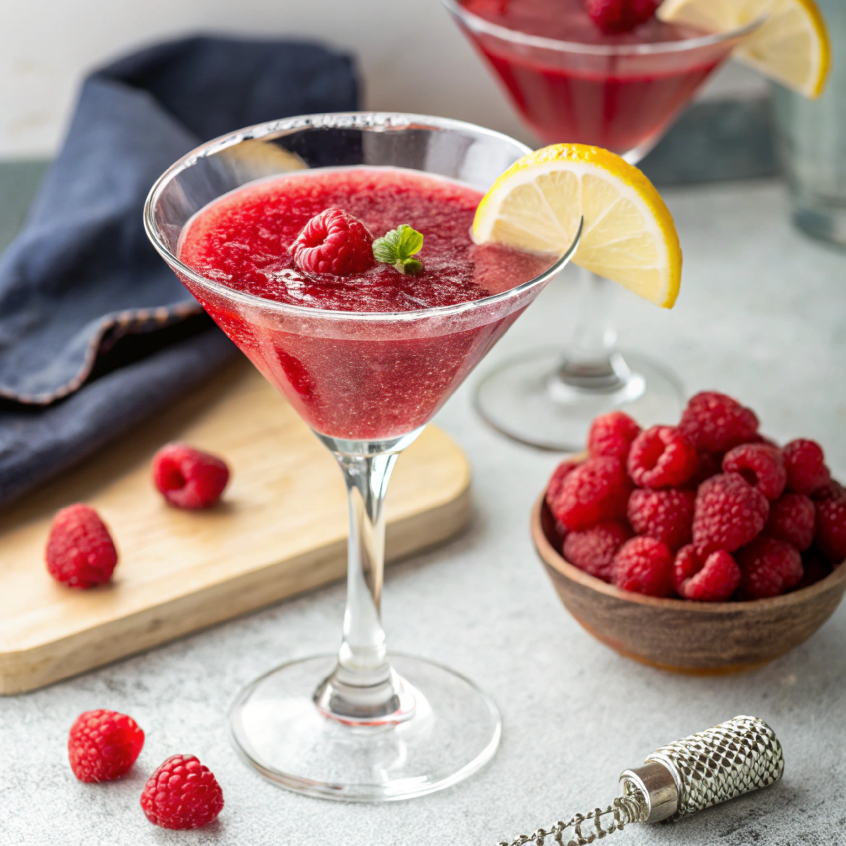 Raspberry Vodka Martini 
