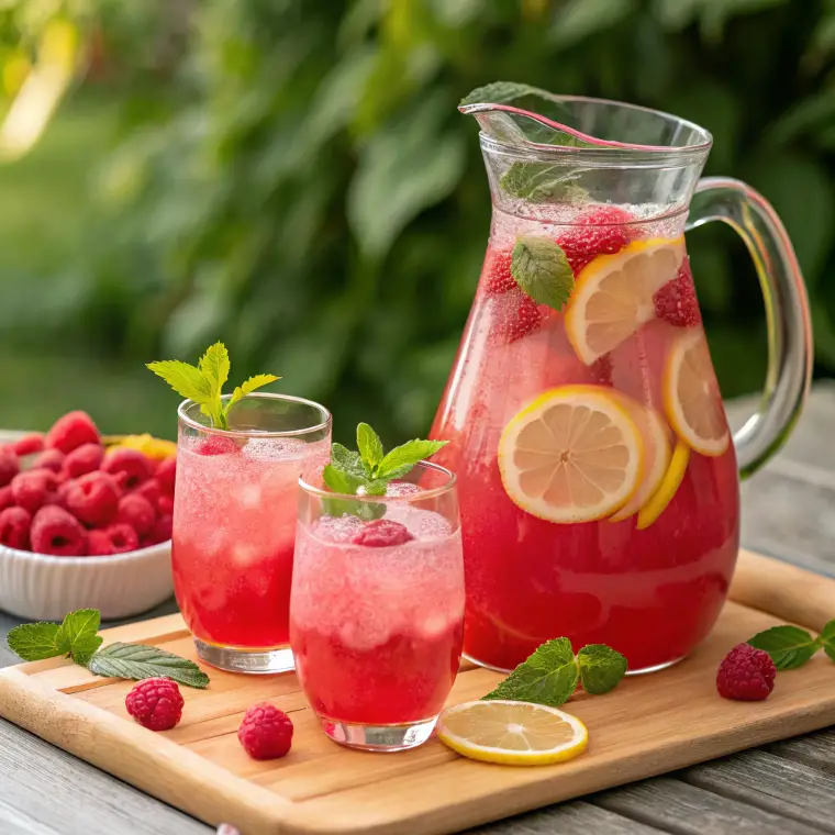 Raspberry Lemonade Vodka Spritzer 