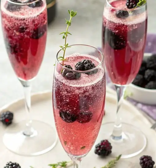 Blackberry Prosecco Spritzer