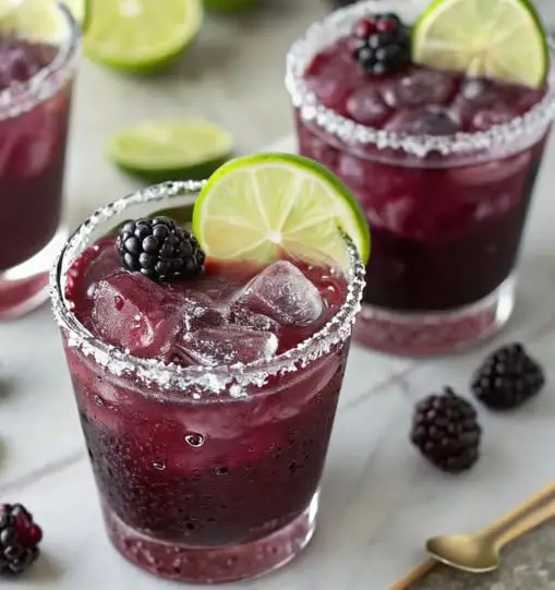 Blackberry Jalapeño Margaritas
