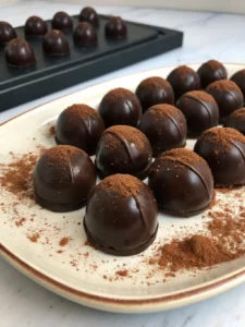 Dark Chocolate Truffles