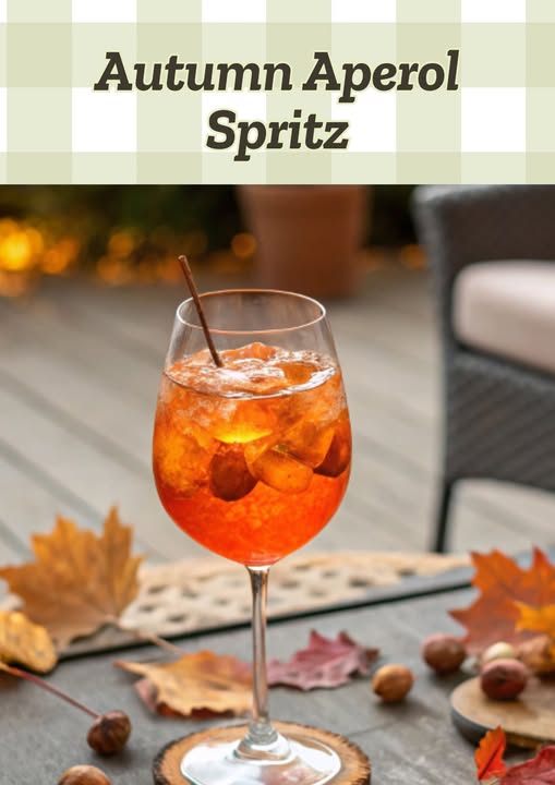Autumn Aperol Spritz — A Cozy, Sparkling Fall Cocktail