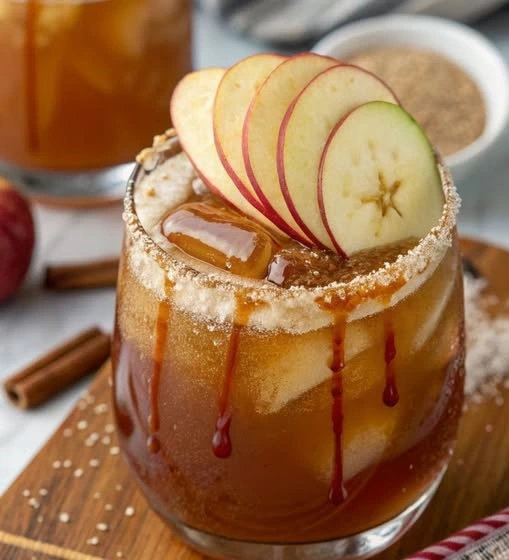 Caramel Apple Bourbon Breeze