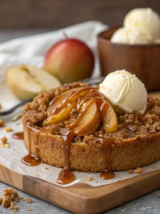 Caramel Apple Crisp
