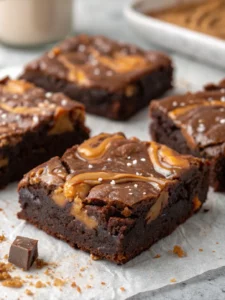 Salted Caramel Brownies
