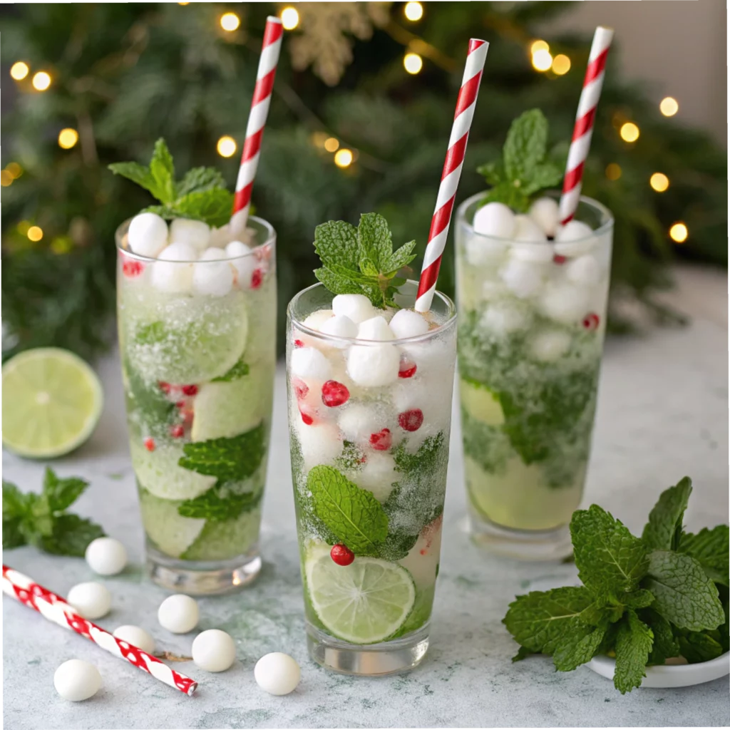 Christmas Winter Wonderland Mojito Recipe