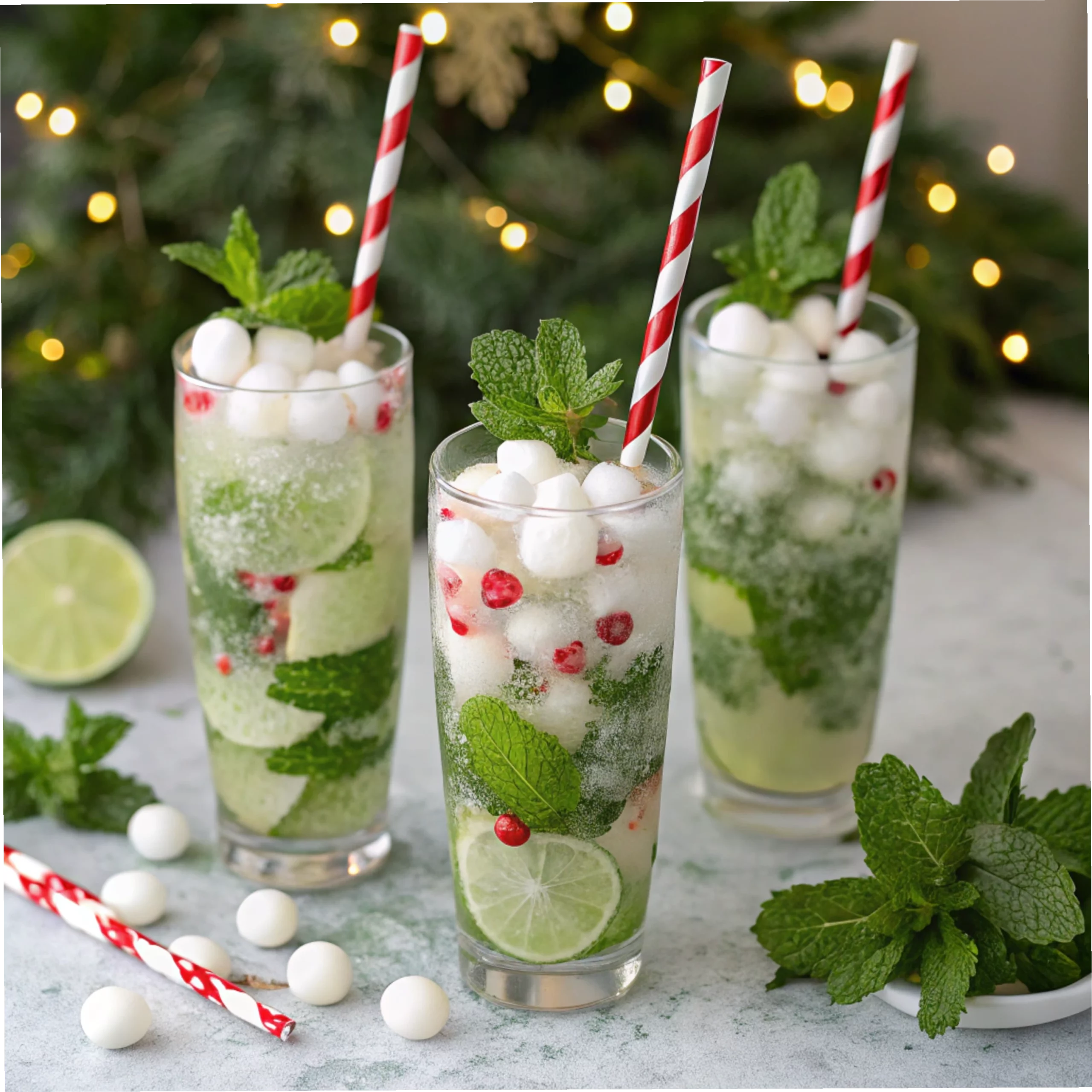Christmas Winter Wonderland Mojito Recipe