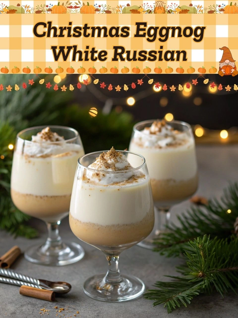 Christmas Eggnog White Russian Recipe