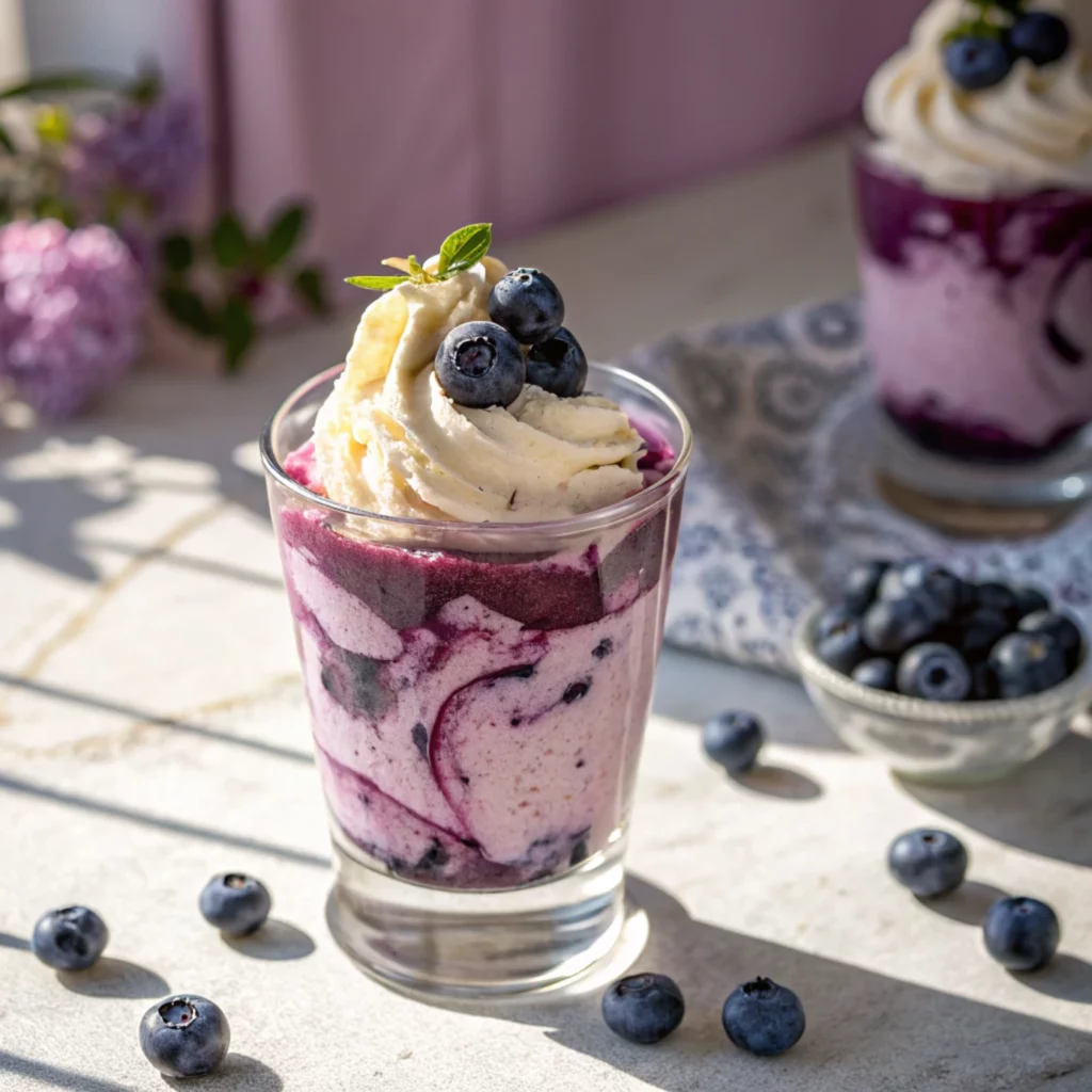 10-Minute Blended Berry Protein Fluff