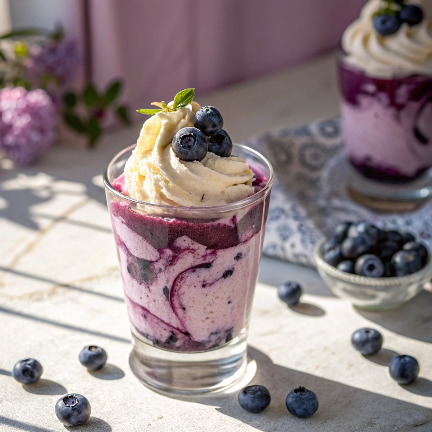 10-Minute Blended Berry Protein Fluff