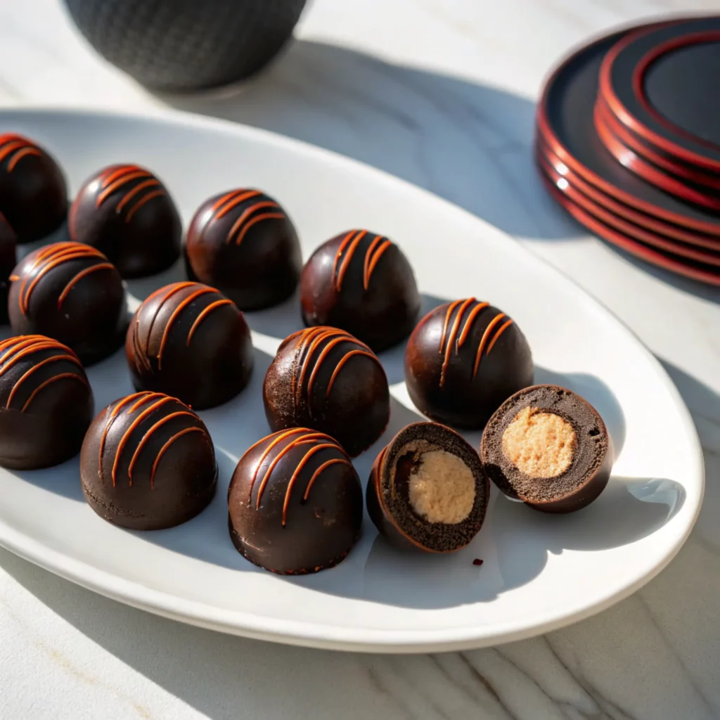 Dark Chocolate Espresso Martini Truffles