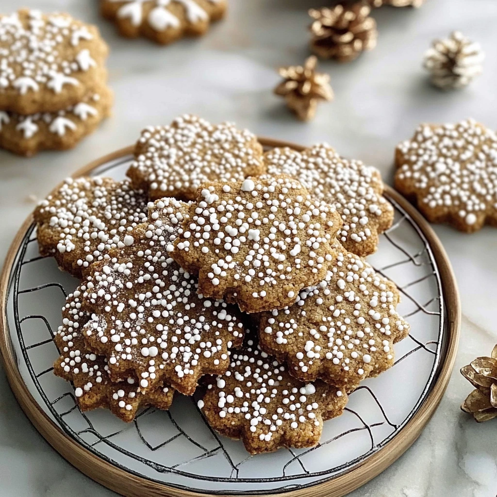 Gingerbread Amaretti Cookies