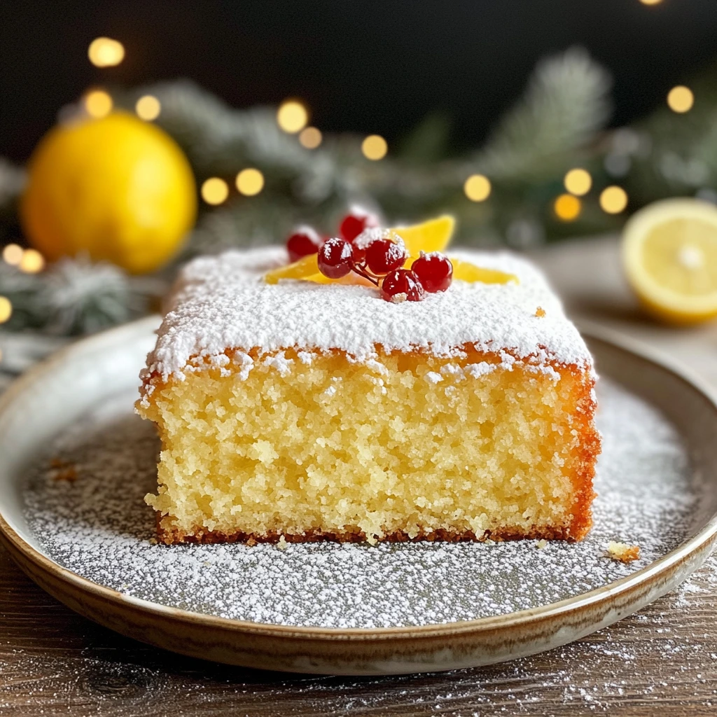 Lemon Zest Olive Oil Cake