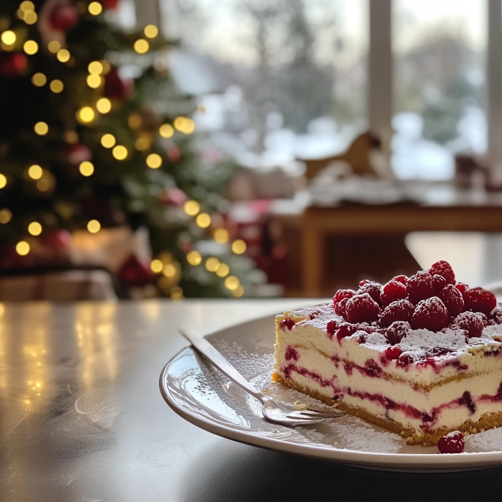 Raspberry cheesecake