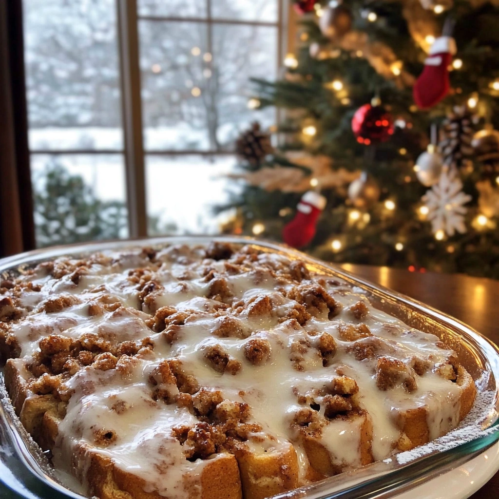 Cinnamon Roll French Toast Casserole