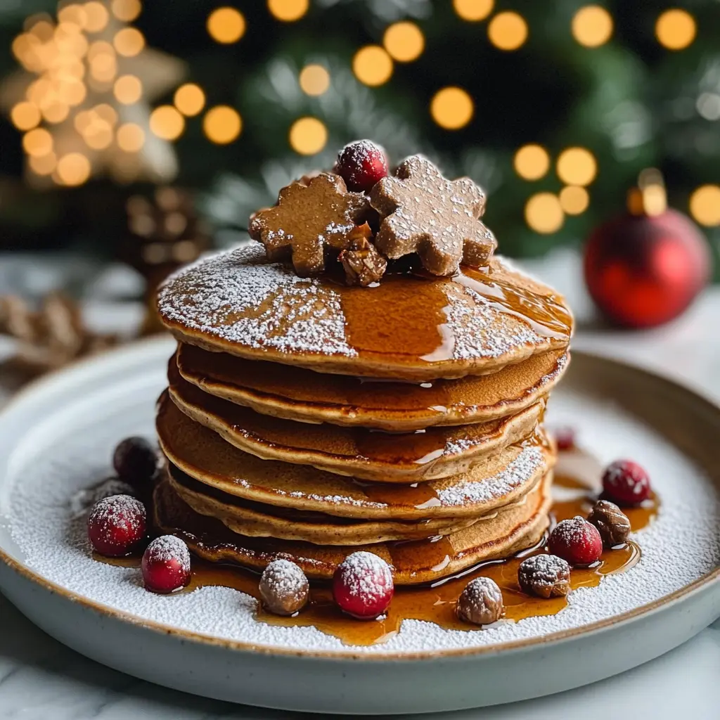 Delicious Gingerbread Pancakes