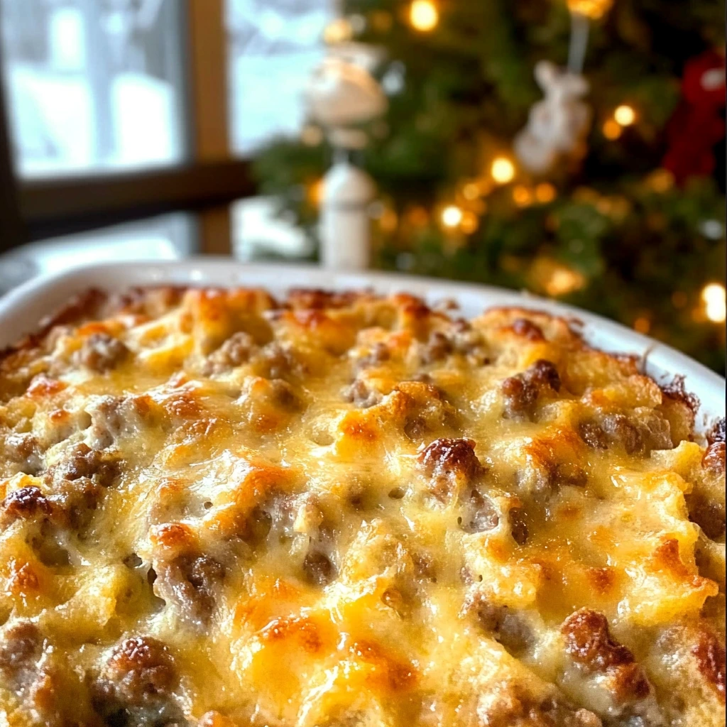 Sausage Hashbrown Breakfast Casserole
