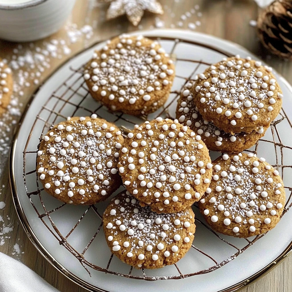 Gingerbread Amaretti Cookies