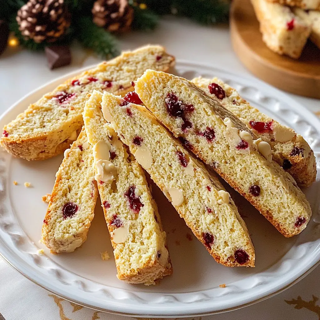 White Chocolate-Cranberry Biscotti
