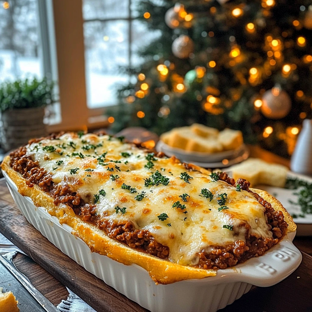 Garlic Bread Sloppy Joes