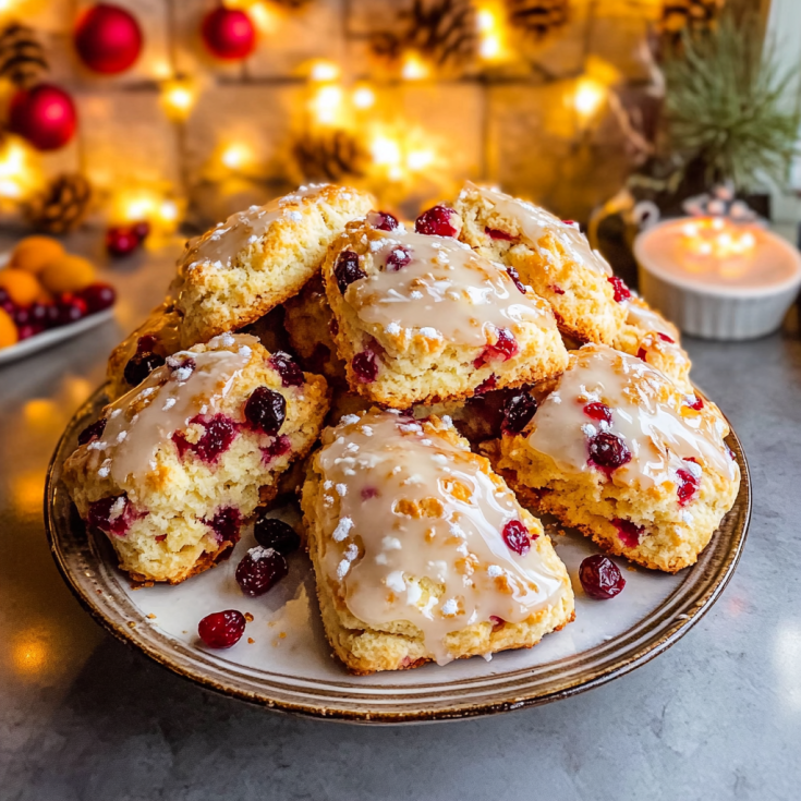 Cranberry Orange Scones