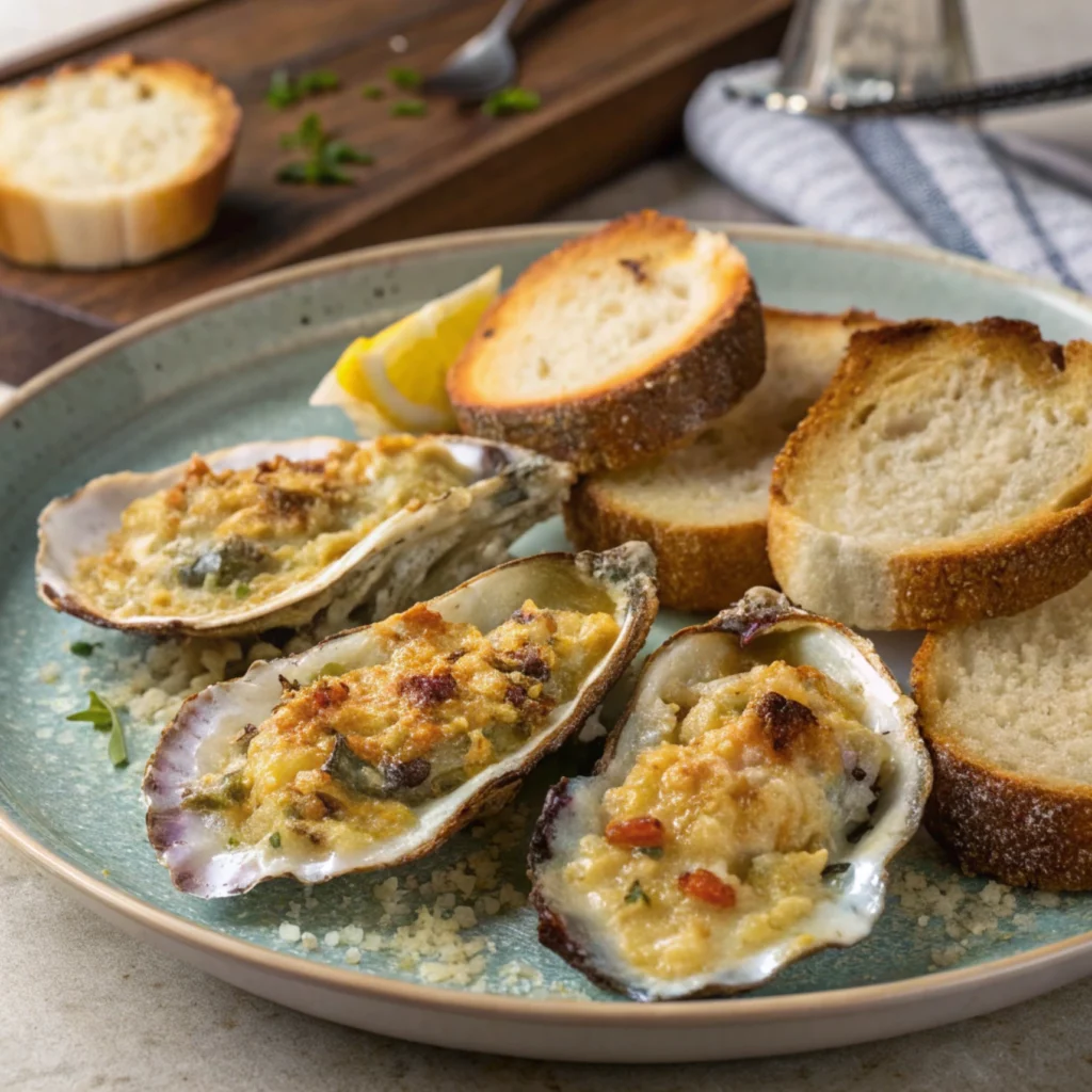 Grilled Oysters with Hot-Honey & Miso Butter