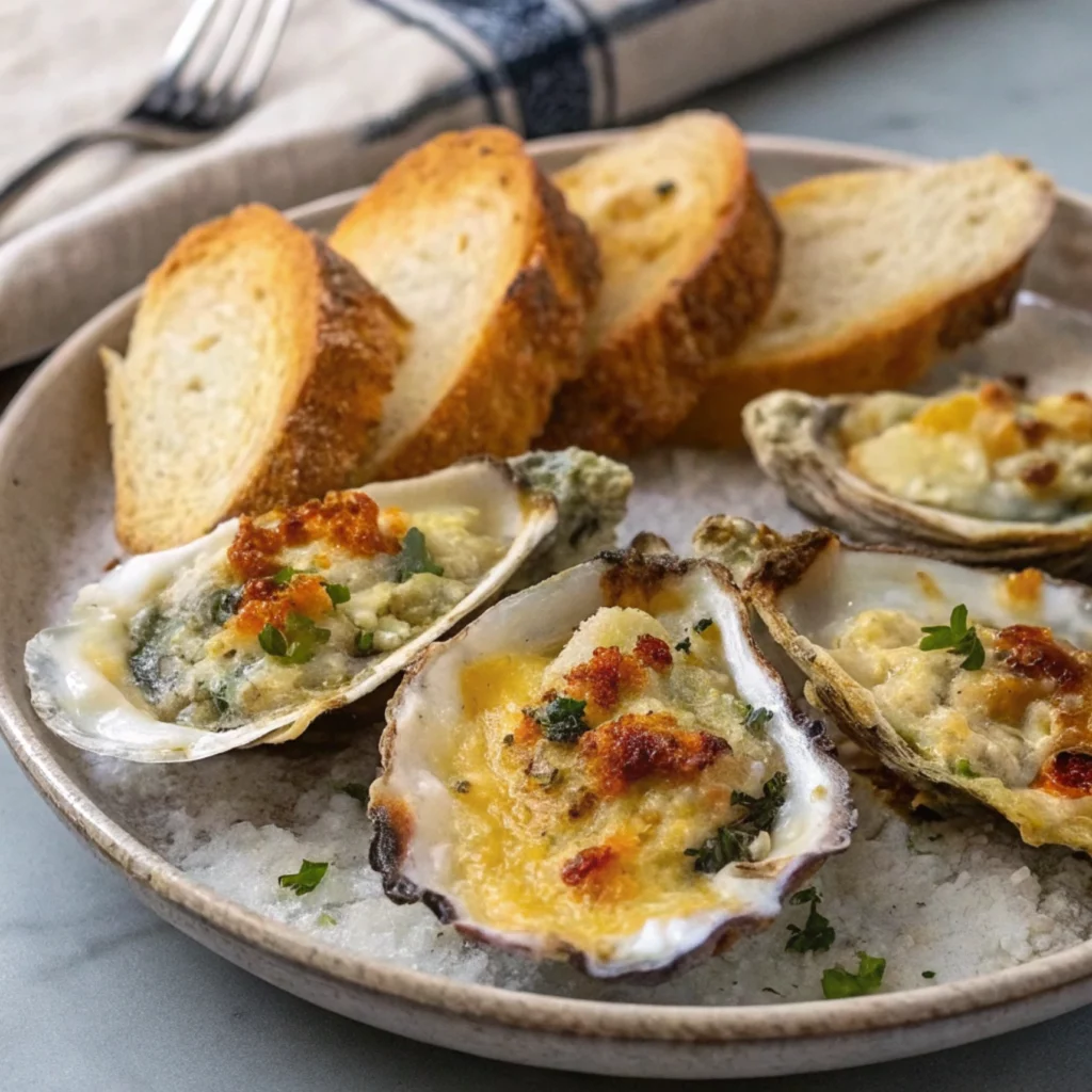 Grilled Oysters with Hot-Honey & Miso Butter