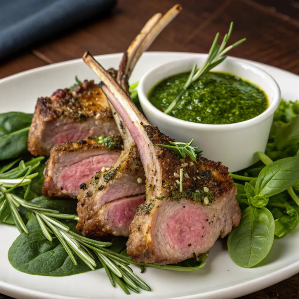 Pistachio-Crusted Lamb Lollipops