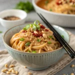 Spicy Peanut Noodle Bowl
