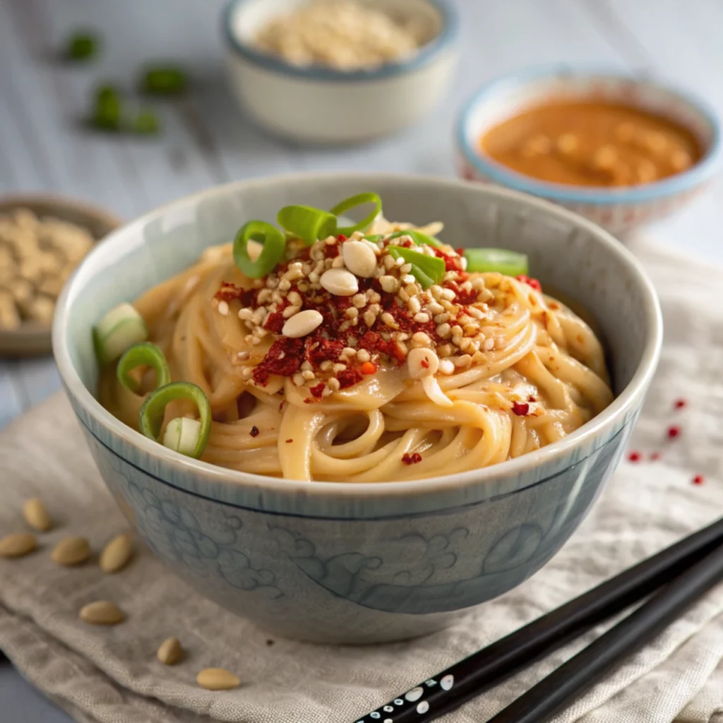 Spicy Peanut Noodle Bowl