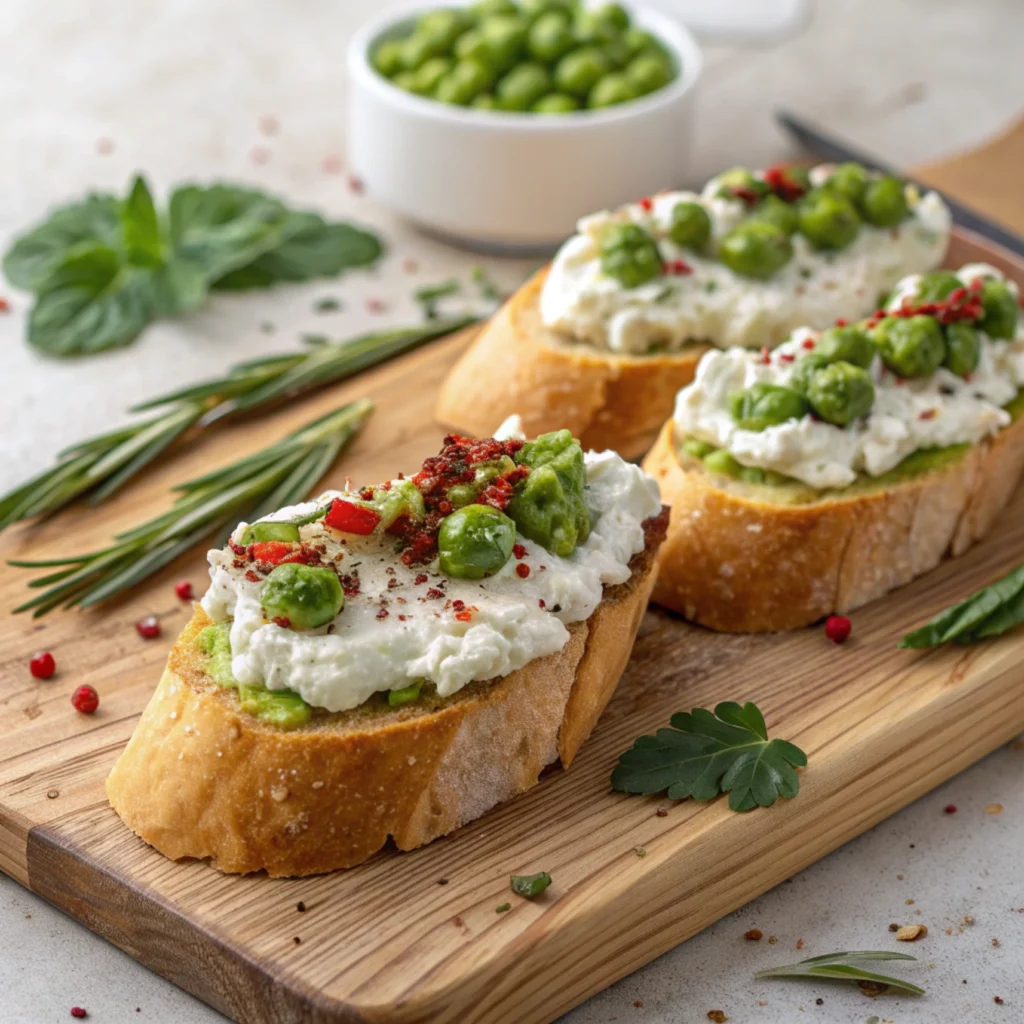 Whipped Burrata & Smashed Pea Toast