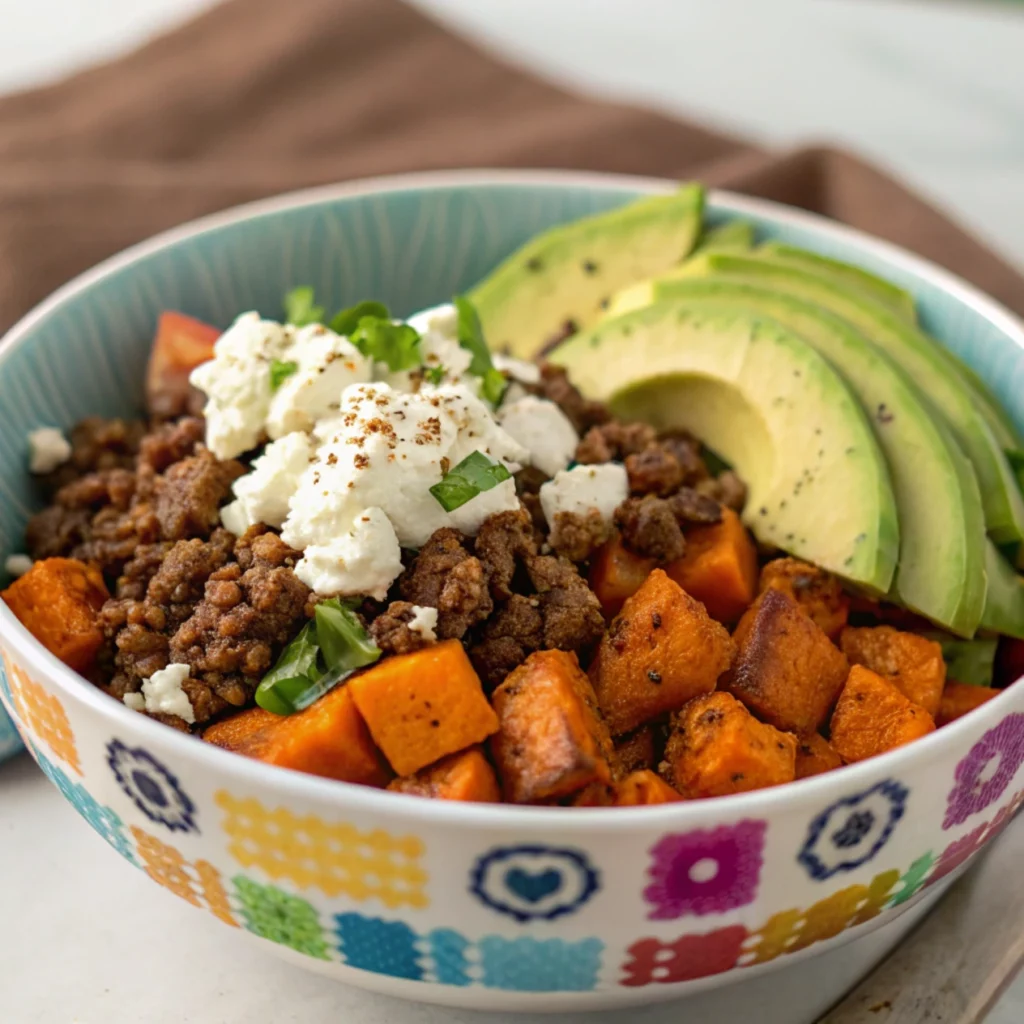 Hot-Honey Ground Turkey Bowls 