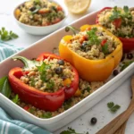 Mediterranean Quinoa Stuffed Peppers